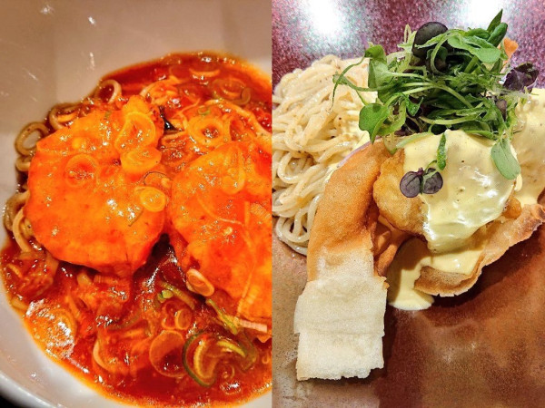 「【限定】ABURASOBA2025（2種盛り）、など」@トーキョーニューミクスチャーヌードル 八咫烏 CHIKARABOの写真