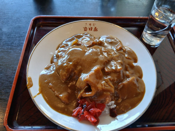 「カツカレーライス 1050円」@田口屋の写真