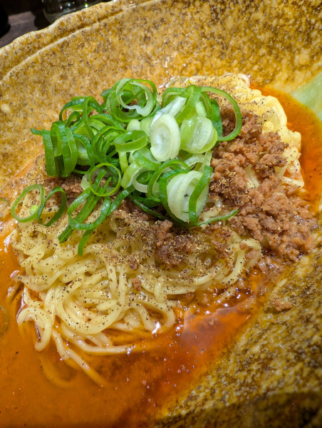 「汁なし担担麺」@中華そば くにまつ 本店の写真