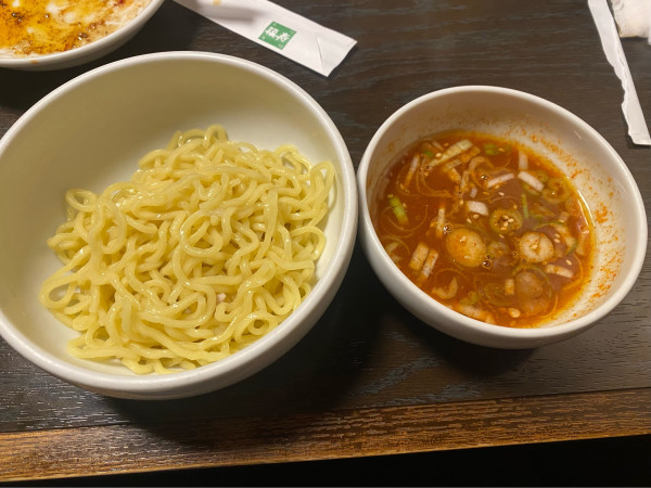 「魚介系牛出汁つけ麺」@焼肉名菜 福寿 戸塚店の写真