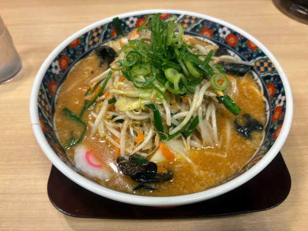 「野菜たっぷり味噌タンメン」@五穀みそらーめん 味噌屋蔵之介 ふじみ野大井店の写真