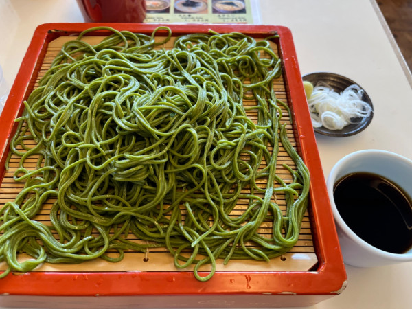 「茶そば＋大盛り：1100＋500円」@竹老園 東家総本店の写真