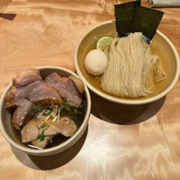 「特製つけ麺 割りスープ」@迂直の写真