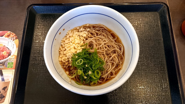 「はいからそば（冷）」@なか卯 米子皆生店の写真