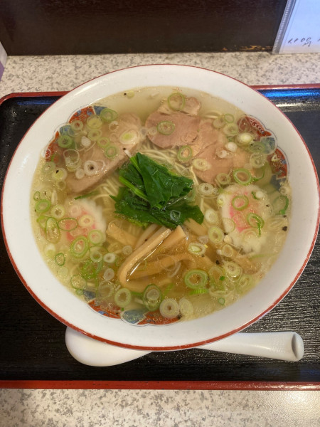 「旨塩支那そば」@支那そば専門店 見晴亭 藤岡店の写真