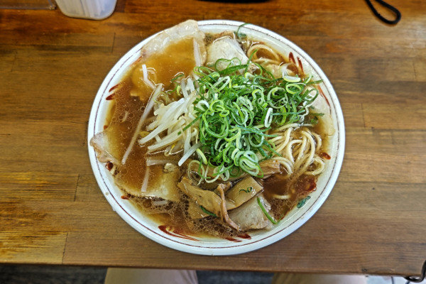 「ニンニクラーメン」@京都特製ラーメン 旭の写真