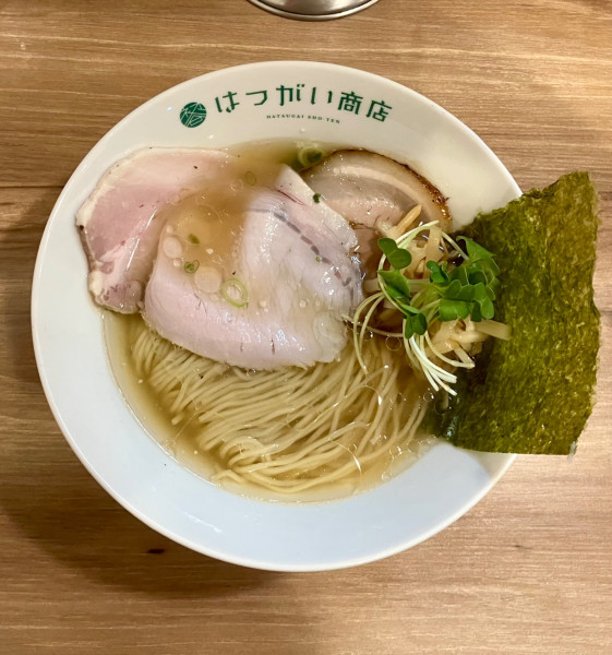 「しおそば　900円」@はつがい商店の写真