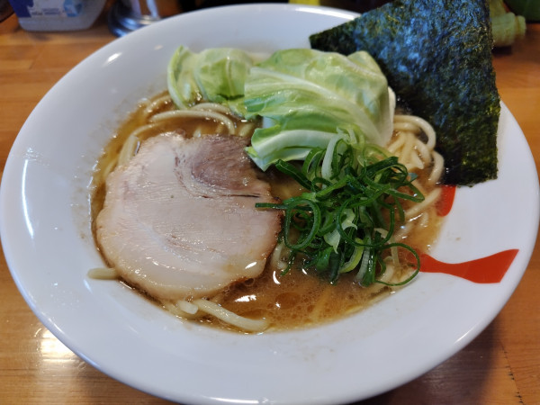 「豚骨醤油らーめん　（ド豚骨）　※硬め」@麺’sBLAND 文蔵BLACKの写真