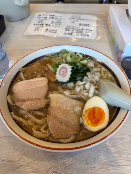 「手打ち中華濃厚　しょうゆ」@浅間食堂の写真