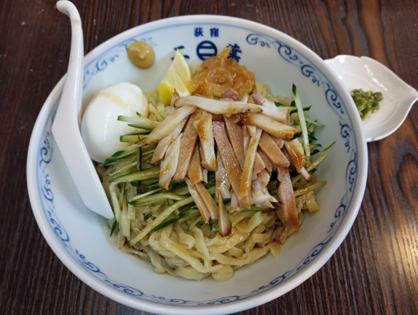 「【限定】冷やし中華・青唐辛子サービス(¥1,100)」@二葉 上荻店の写真