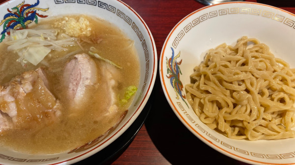 「ミニ豚つけ麺　１３００円」@豚山 白楽店の写真
