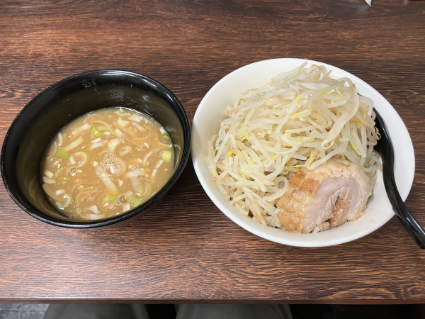 「シークヮーサーつけ麺(大・ヤサイ増し)」@ラーメン一心の写真