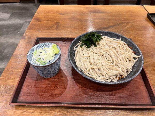 「もりそば450円」@嵯峨谷 神保町店の写真