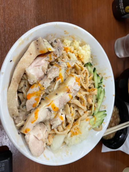 「棒棒鶏油そば」@どでん 西川口店の写真