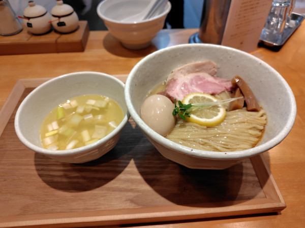 「味玉昆布水つけ麺 塩¥1130」@Hamano Comugiの写真