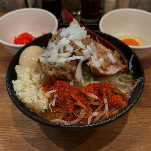 「ニボ二郎系らーめん」@麺処 青野の写真