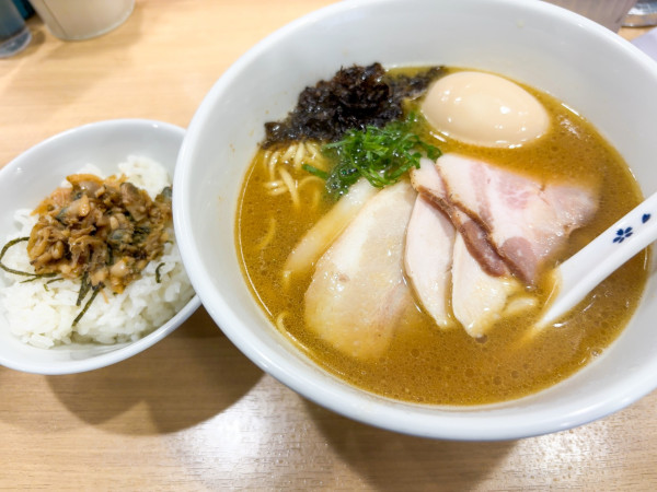 「うにそば」@貝麺みかわの写真