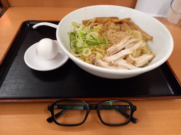 「汁なしラーメン(麺大盛)640円+80円」@日高屋 蒲田東口店の写真