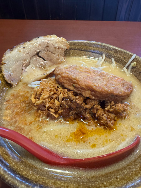 「九州麦味噌ラーメン」@味噌屋庄助 仁戸名店の写真