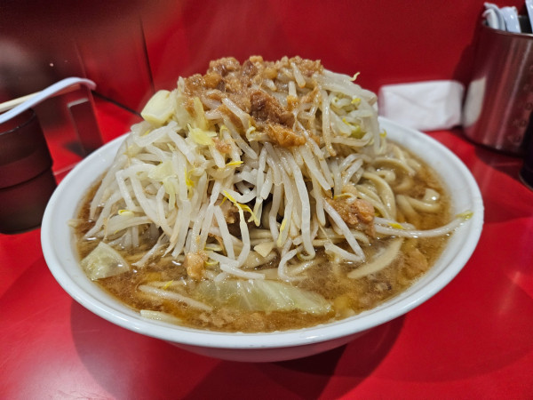 「小ラーメン ニンニク以外マシマシ」@ラーメン二郎 千葉店の写真
