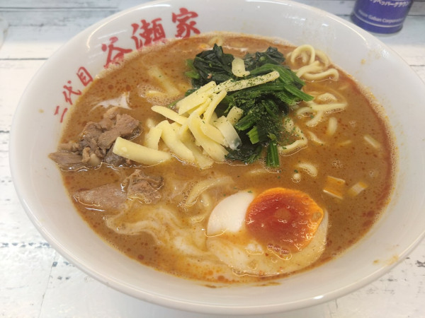 「限定カレーラーメン」@二代目 谷瀬家の写真