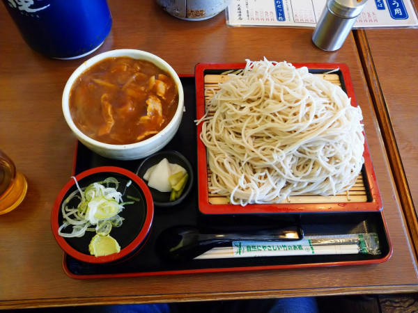 「ミニカレー丼セット（980円）＋中盛り（150円）」@そば処 ゆう月の写真