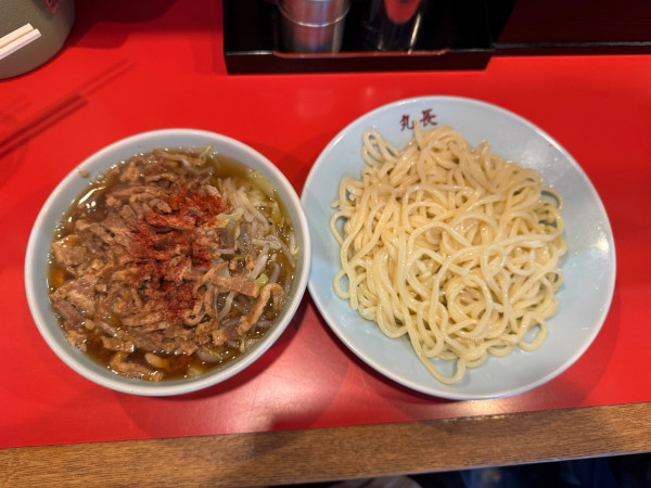 「チャシューやさいつけそば(小鉢)1300円」@丸長 目白店の写真