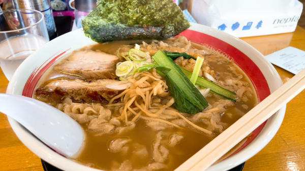 「鯵と煮干と昆布のラーメン」@らーめん喰櫓武の写真