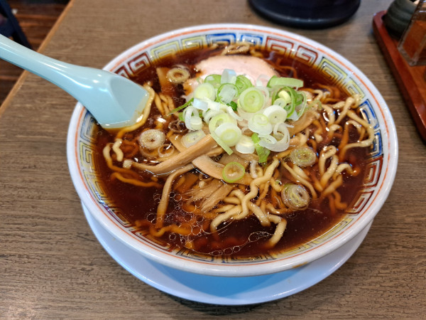 「中華そば(中太麺)」@丸中華そばの写真