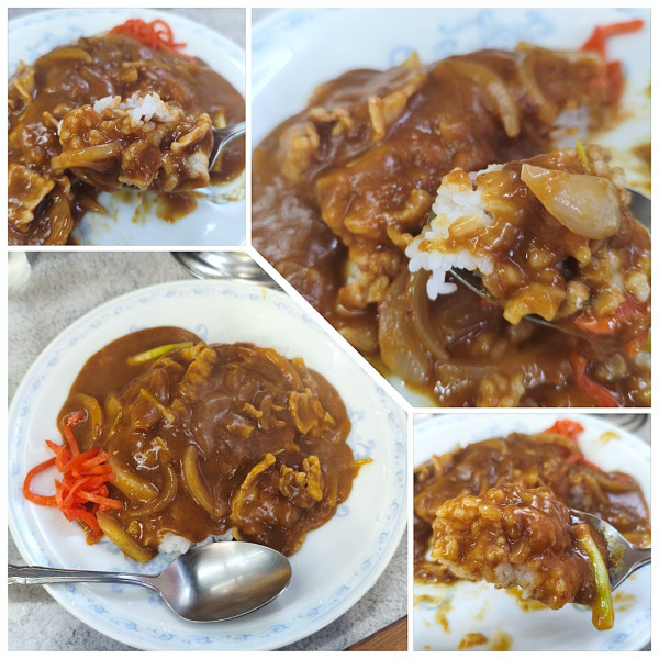 「半カレーライス　500円」@せきぐちラーメン 東金町店の写真