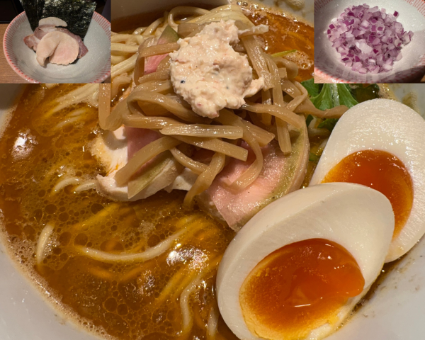 「[限定]特製伊勢海老ラーメン(大)+紫玉葱」@ミタバラボの写真