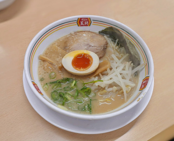 「餃子の王将ラーメン」@餃子の王将 千手堂店の写真