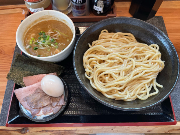 「濃厚鶏魚介つけそば」@つけそば 九六 谷和原IC店の写真