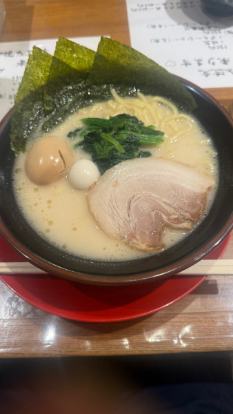 「塩ラーメン@800」@横浜家系ラーメン 角蔵家の写真