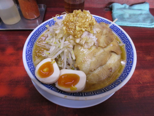「特製ふじ麺味噌（１２００円）＋小結１００円」@明神角ふじの写真
