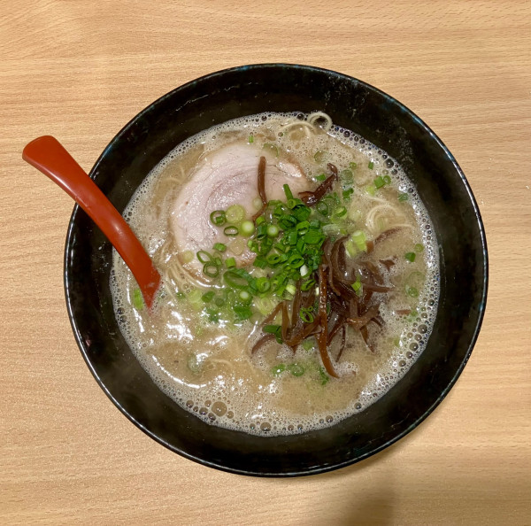 「博多とんこつラーメン 800円」@博多とんこつらーめん ひゅうがの写真