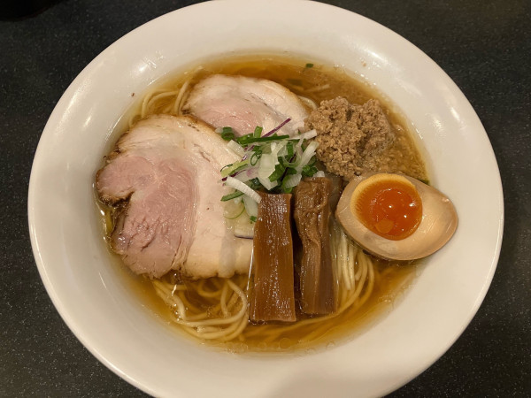 「古式煮干し醤油」@煮干しらーめん 田中にぼるの写真