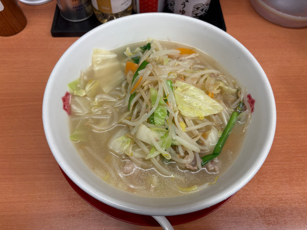 「タンメン」@日高屋 浦和東口店の写真