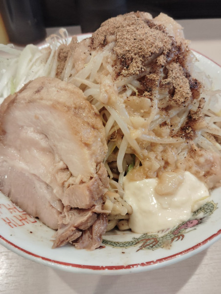 「まぜそば 小」@鷹の目 蒲田店の写真