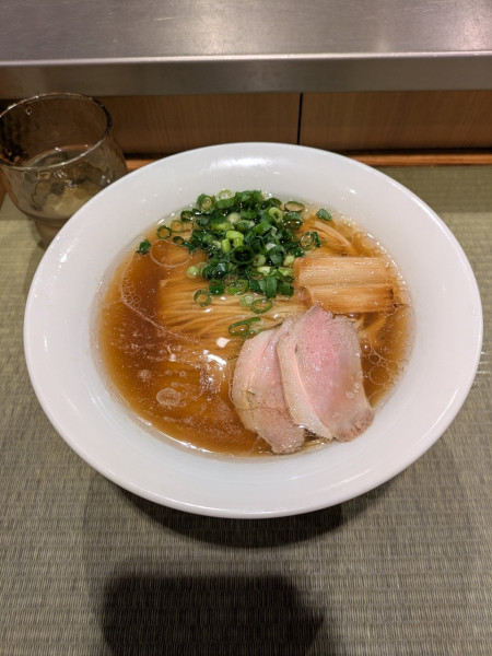 「鴨らーめん」@らーめん 鴨to葱 イイトルミネ新宿店の写真