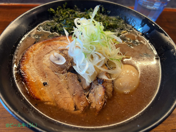 「磯玉肉そば(1350円)」@麺処 福吉 西所沢店の写真