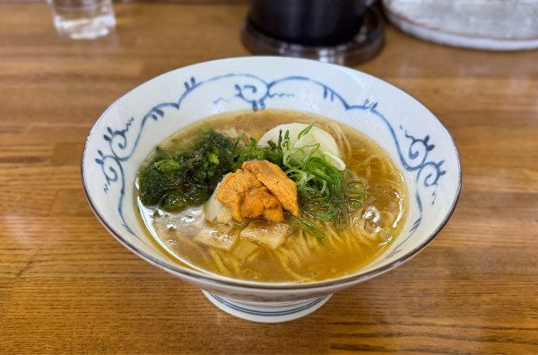 「【限定】淡麗ほたるイカの潮SOBA〜飯割付〜¥1600」@㐂九家の写真