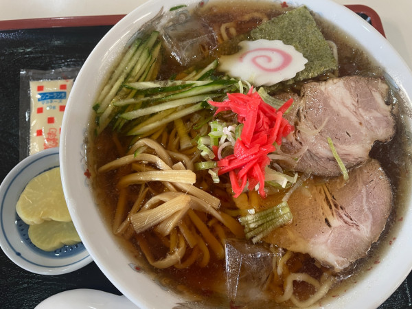 「冷やしラーメン：800円」@BANBAN食堂の写真