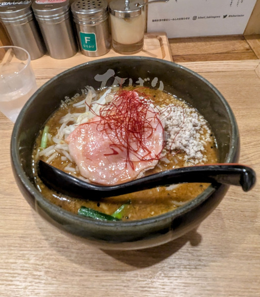「味噌カレーらーめん  1,100円」@味噌らーめん 柿田川ひばり 恵比寿本店の写真