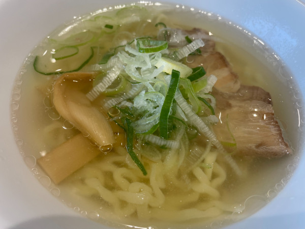 「会津山塩ラーメン：890円」@ミネラル米ジローの写真