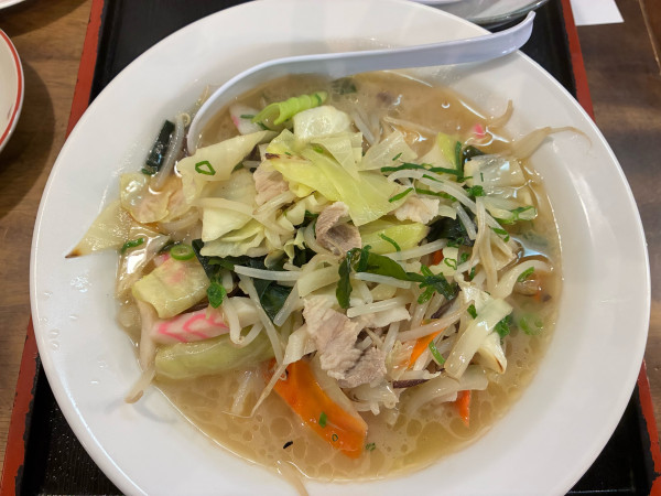 「塩ちゃんぽん」@喜多方ラーメン 麺小町 今治店の写真