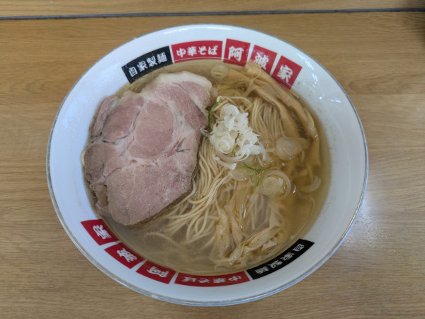 「塩ラーメン」@中華そば 栃木阿波家の写真