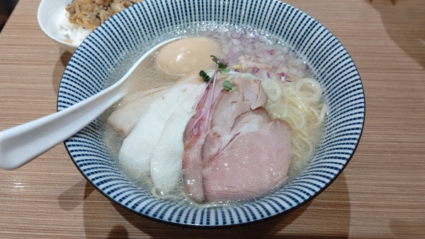 「貝だし麺 特製」@貝だし麺 きた田の写真
