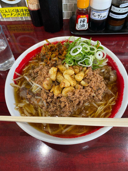 「にんにくラーメン並」@らーめんつかもとの写真