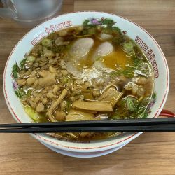 中華そば大盛背脂多め